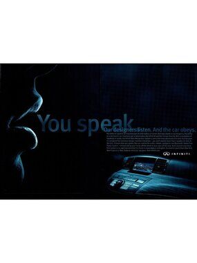 2006 Infiniti M Q45 Infotainment Center 2 Page Vintage Print Ad Car Wall Art